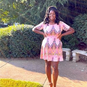 Multicolor Tribal Print Dress